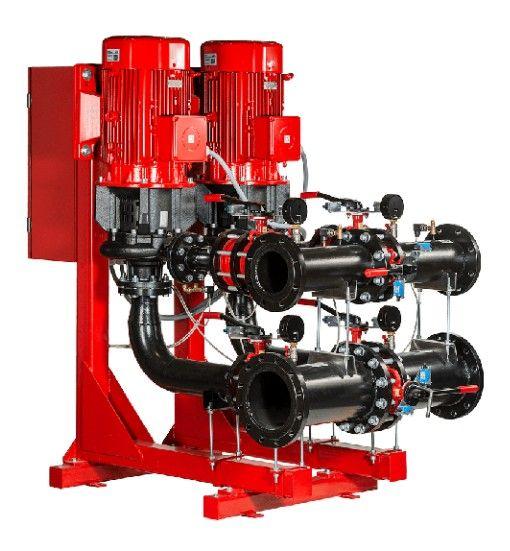 Установка пожаротушения WILO CO 2 BL 32/150-0.37/4/SK-FFS-R-CS