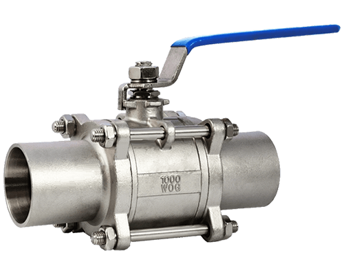 Кран шаровой NIOB FLUID 4066 DN 50(53Х1,5) PN 40 нержавеющий AISI 3...
