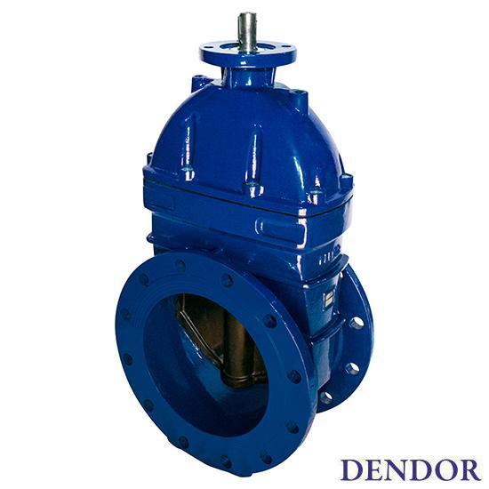 Задвижка "DENDOR" тип 47GVA DN 350 PN10/PN16 чугунная, фл...