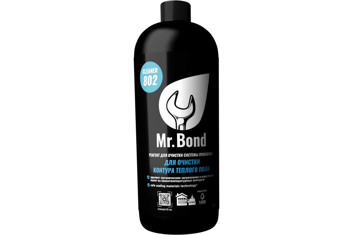 Mr.Bond Cleaner 802 Реагент для очистки контура теплого пола