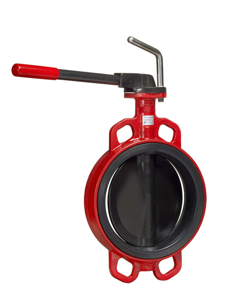 Затвор поворотный дисковый ГРАНВЭЛ, ЗПТС, DN40,PN16, корпус GGG40, ...