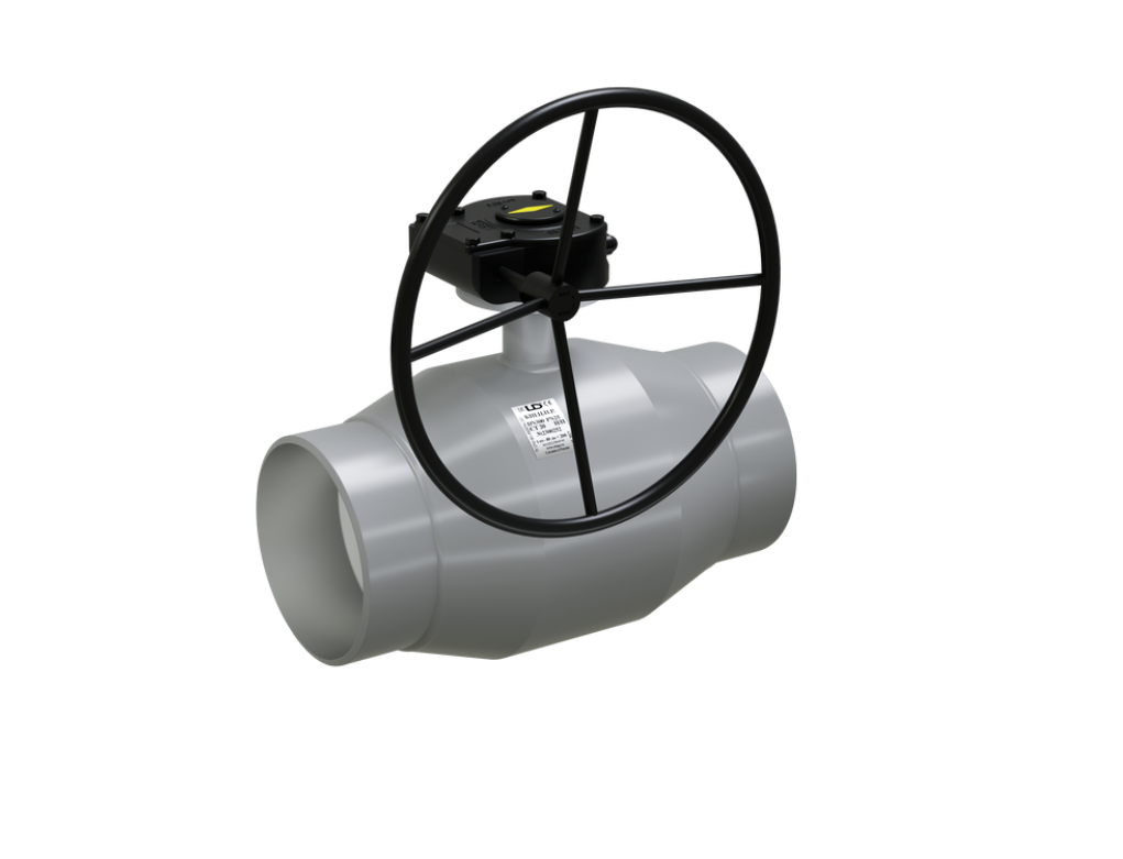 Кран шаровый LD, КШЦПР, DN200, PN25, из стали 20, полнопроходной, р...