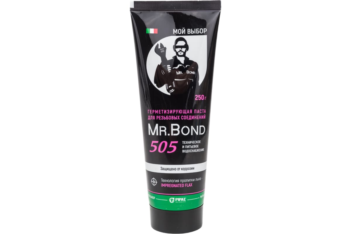 Mr.Bond 505 Паста герметезирующая для пропитки льна, туба, 250г