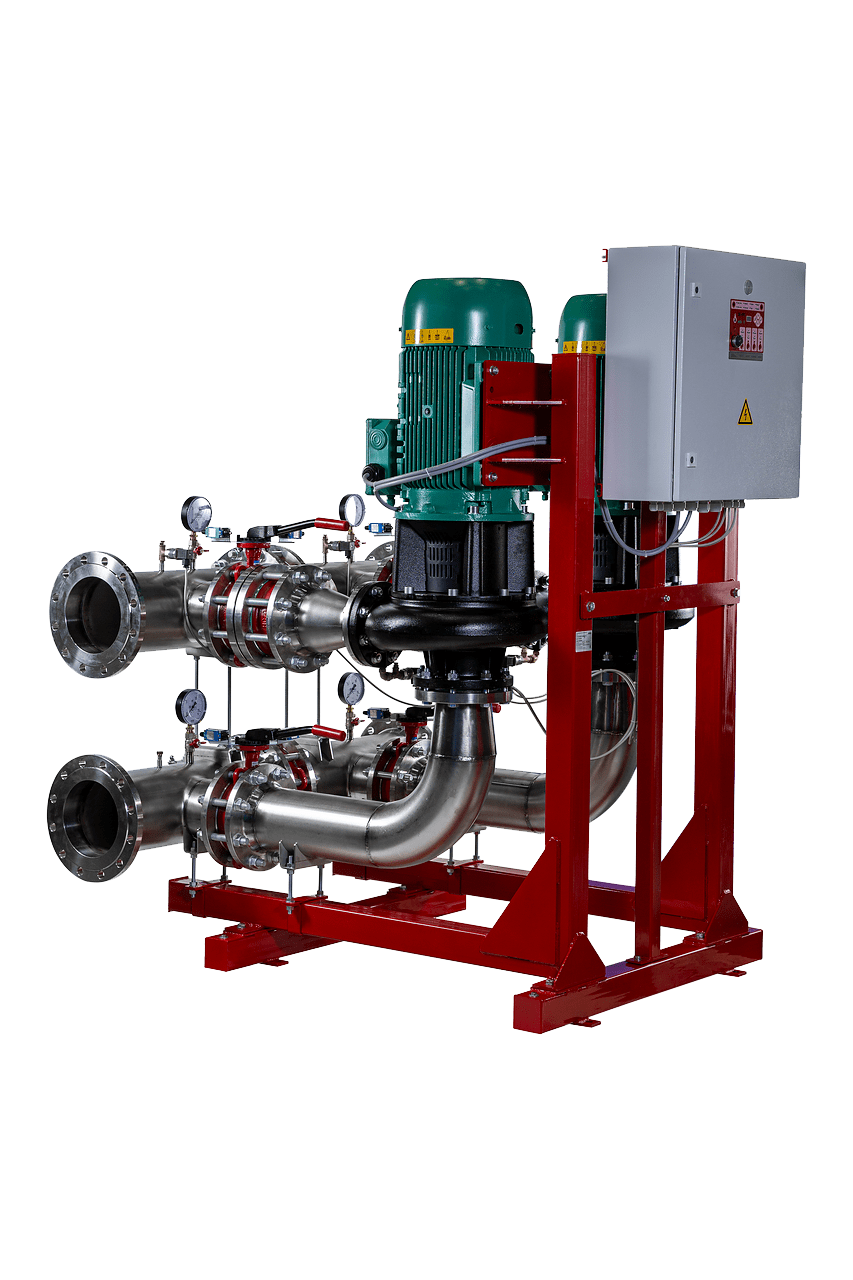 Установка пожаротушения WILO CO 4 BL 32/150-0.37/4/SK-FFS-R-CS
