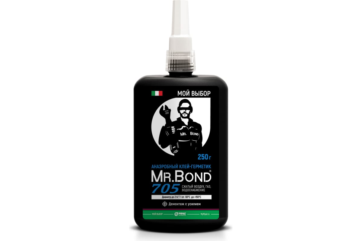 Mr.Bond 705 Клей-герметик анаэробный, демонтаж с усилием, 250г