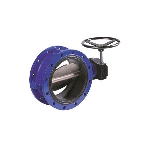 Затвор поворотный дисковый DENDOR тип 021F DN 500 PN16/10 чугунный ...