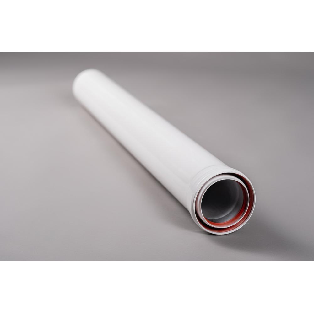 Труба эмалированная с внешней изоляцией, диам. 80/100 мм, длина 500 мм