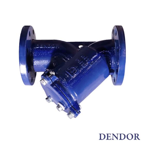 Фильтр сетчатый Dendor 021YM DN 32 PN16 фланцевый чугунный модерниз...