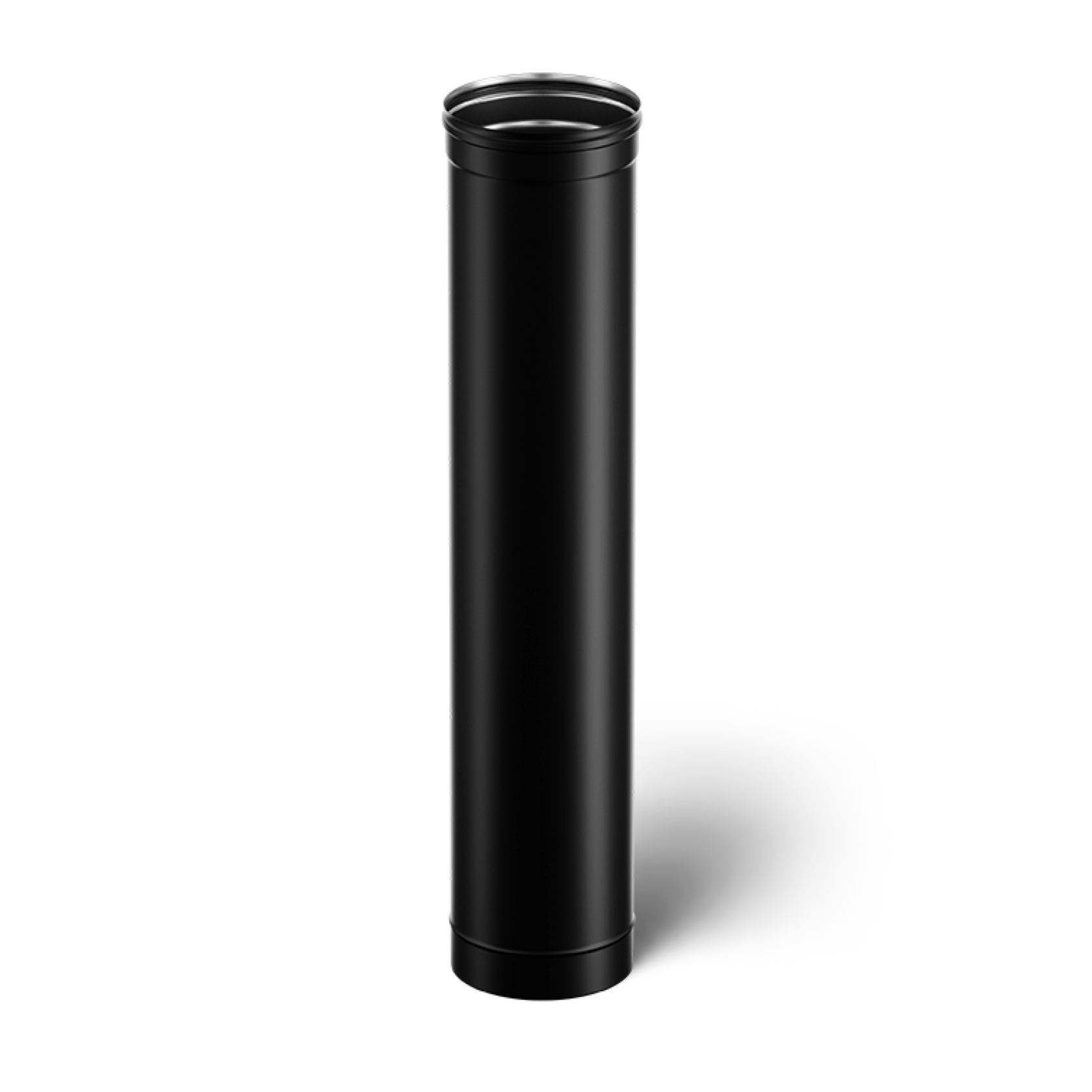 Ferrum Blackside Дымоход 1,0 м (430/0,8 мм/эмаль/600° черная)Ф130