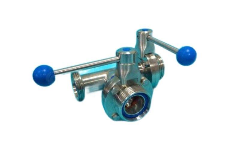 Затвор дисковый NIOB FLUID 4315 DN 25 PN 10,с двумя затворами 90&de...