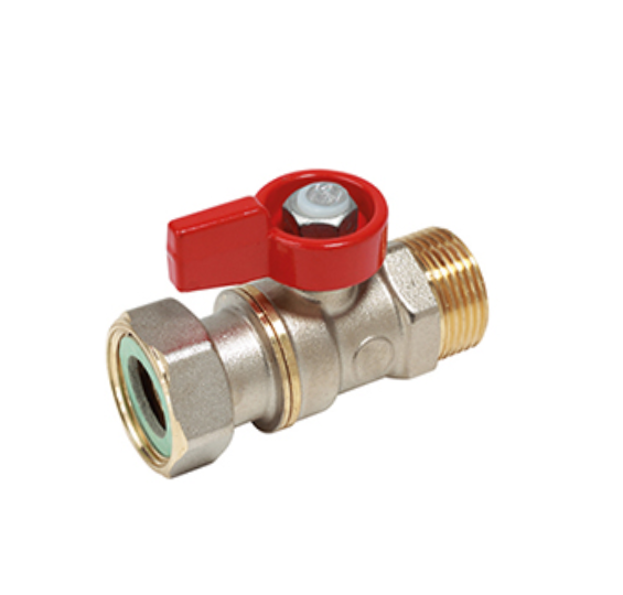 Кран шаровой Giacomini R254 1/2"Мх1/2" Ду 15 Ру16 латунный никелиро...