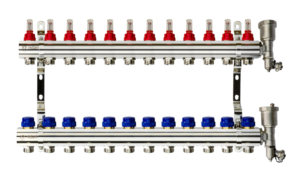 FHF-12F set коллектор+кроншт+торц.секция
