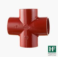 Крестовина чугунная двуплоскостная SML 88° 125x100