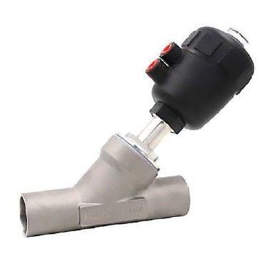 Клапан_CF8M (AISI 316)/PTFE_седельный наклонный с пневмоприводом н/...