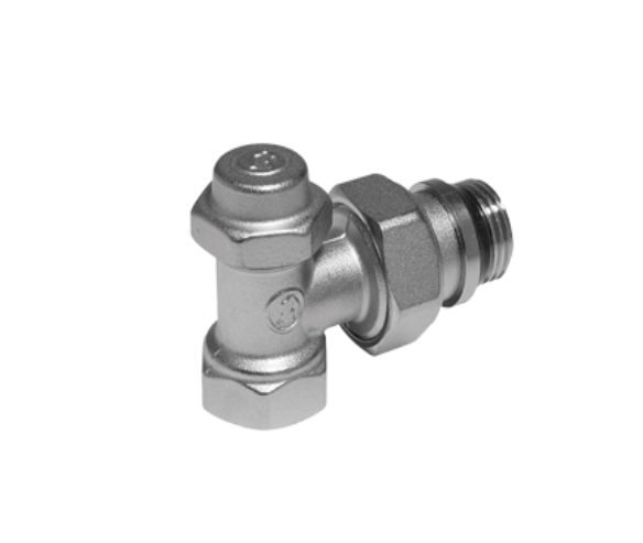 R714X033, Угловой отсечной клапан со сливом, 1/2"