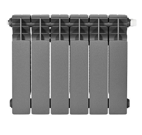 Радиатор биметаллический STOUT, TITAN VENTIL, 350, 6 секций, нижнее...