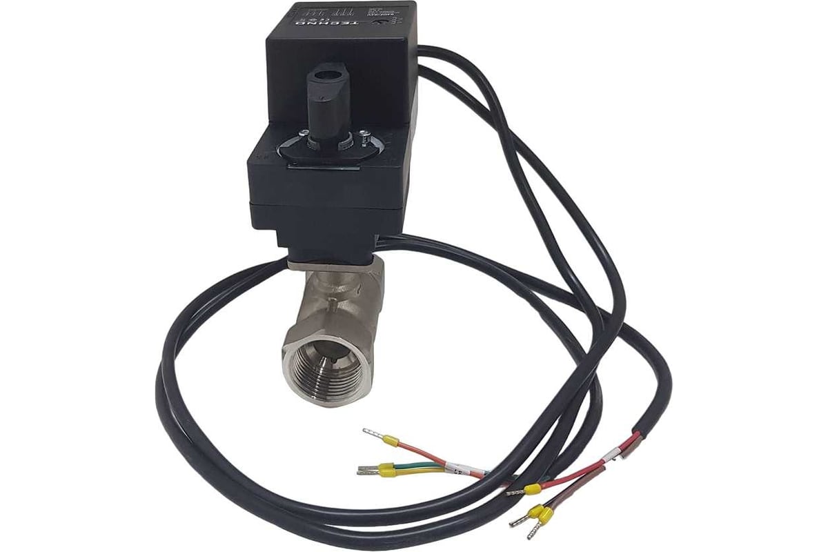 Двухходовой шар.кран TECHNO HKS232-04DF/24V, нерж.сталь 304, DN32, ...