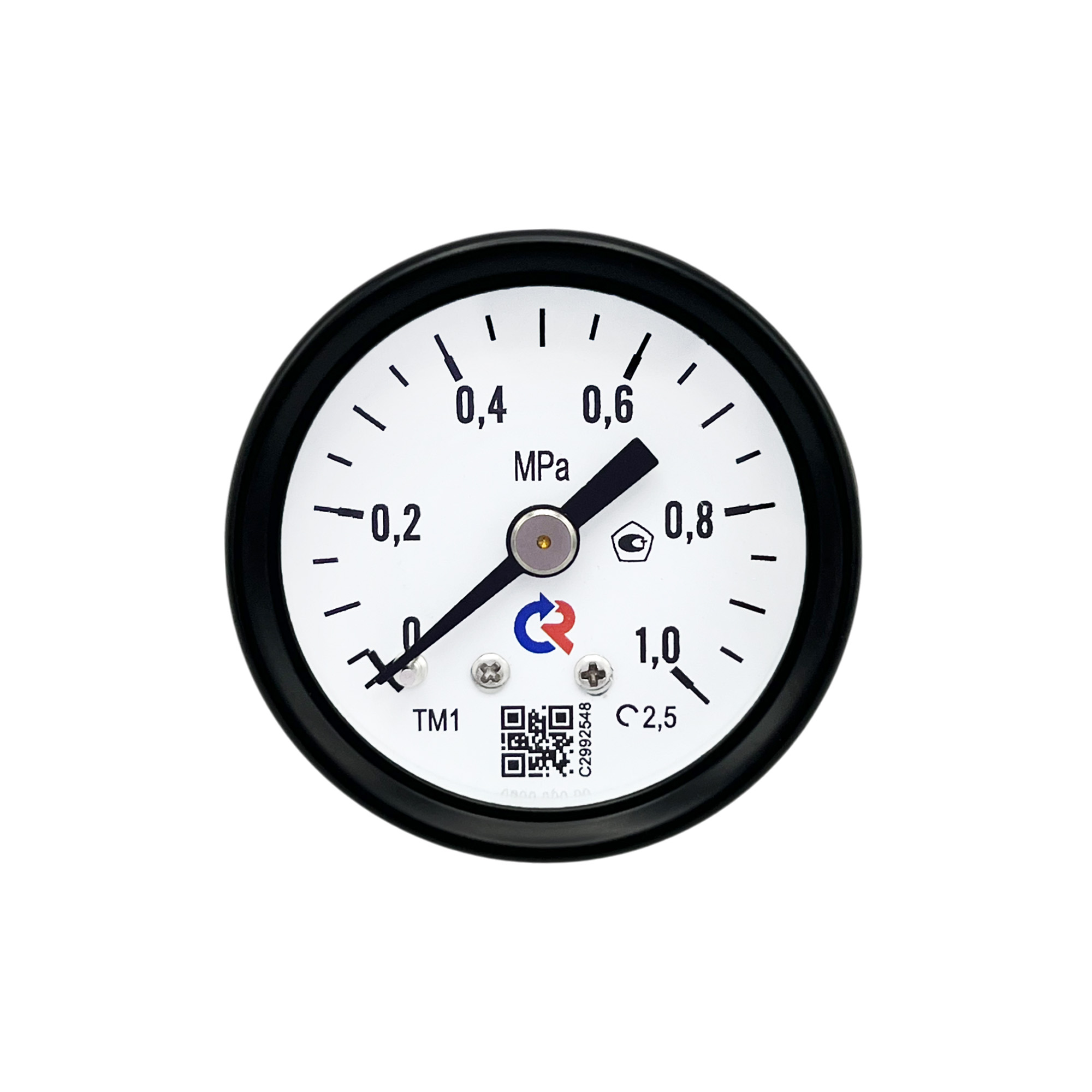Манометр ТВ-110Т.00(-0,1-0MPa)M10x1.2,5