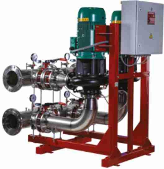 Установка пожаротушения WILO CO 3 BL 40/160-0.75/4/SK-FFS-R