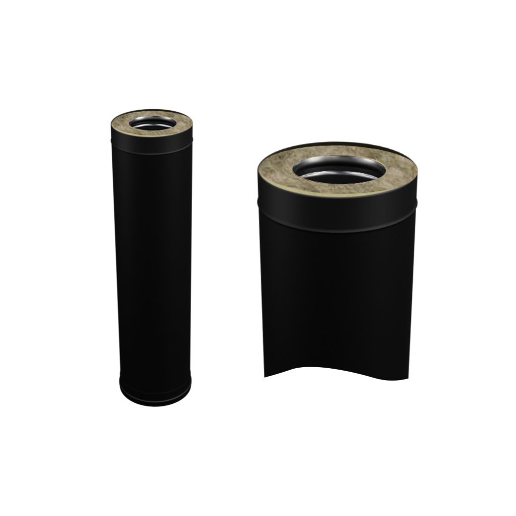 Ferrum Blackside Сэндвич 0,5 м (430/0,8 мм + нерж/эмаль/600° че...