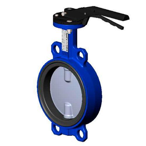 Затвор дисковый поворотный Tecofi VPI4449-02NI0300 Ду 300 Ру16 межф...