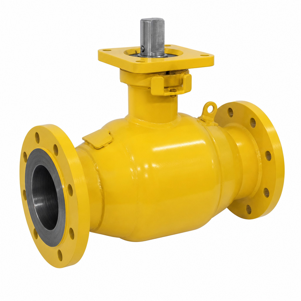 Кран шаровой газовый Н/П фланцевый под электропривод LD, КШЦФЭ Gas,...