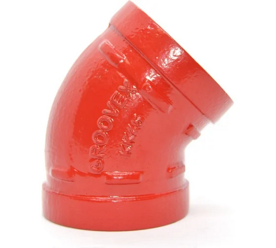 КОЛЕНО GROOVEX, K45, Ду 32, 1 1/4" (42мм), 45°, K4542