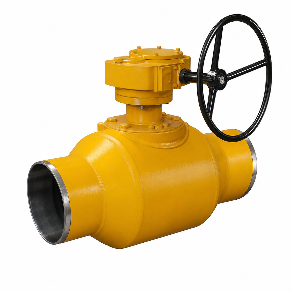 Кран шаровой газовый Н/П Стриж с редуктором, LD, Ду100/90, Ру16, ст...