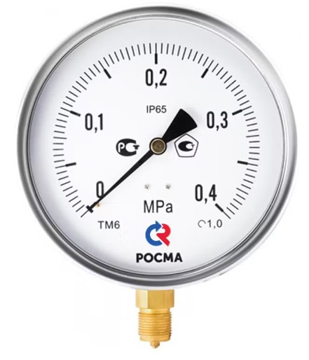 Манометр ТМ-620Р.00(0-0,16MPa)M20x1,5.1,0