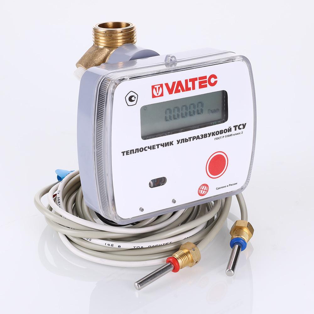Теплосчётчик ультразвуковой, RS-485, 4 импульсных выхода, 0,6 м3/ча...