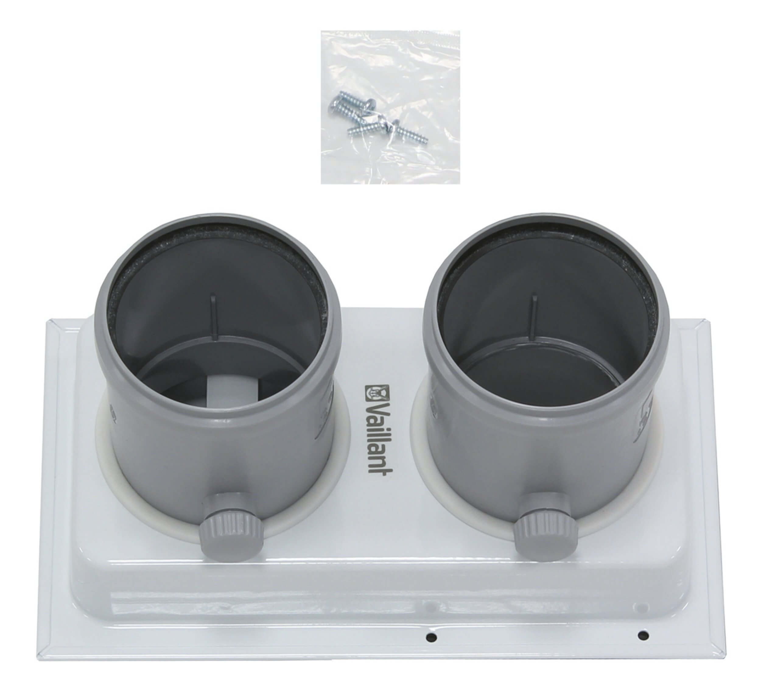 Пластина-адаптер для дымохода Ø80/80, turboFIT