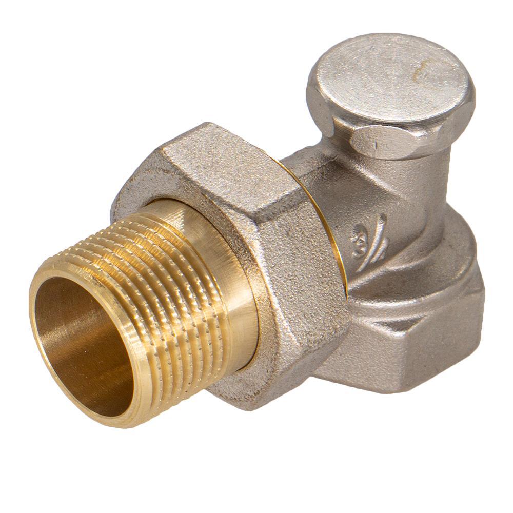 Запорный клапан для радиатора угловой 1/2" CTM ТЕРМО