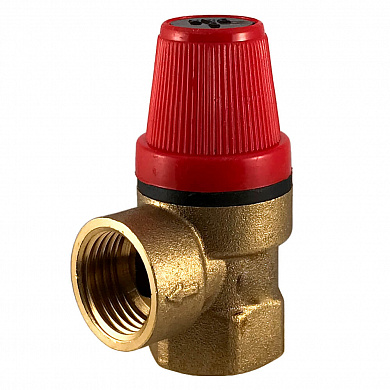 Клапан предохранительный STI 1/2" латунный, с внутренней резьбой ВР...