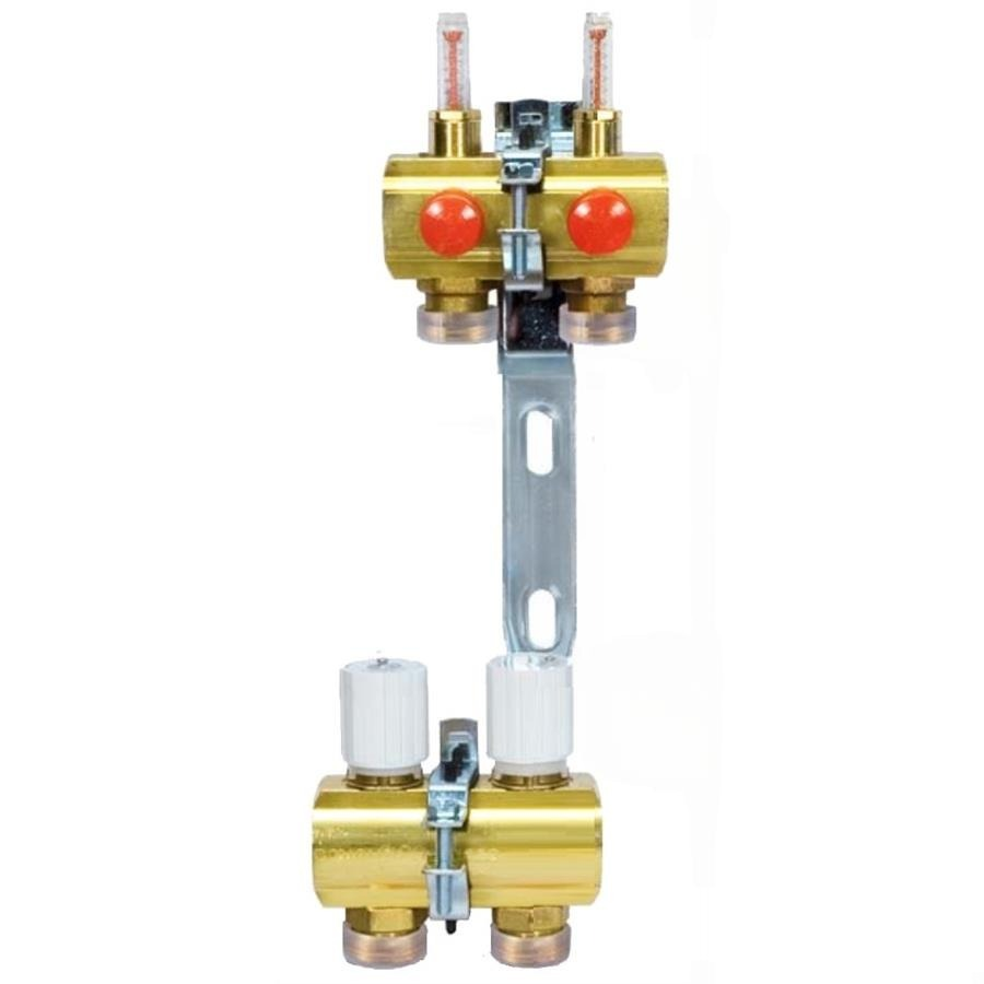R553FZY042, Сборный коллекторный узел с расходомерами, 1" x 3/4"E /2