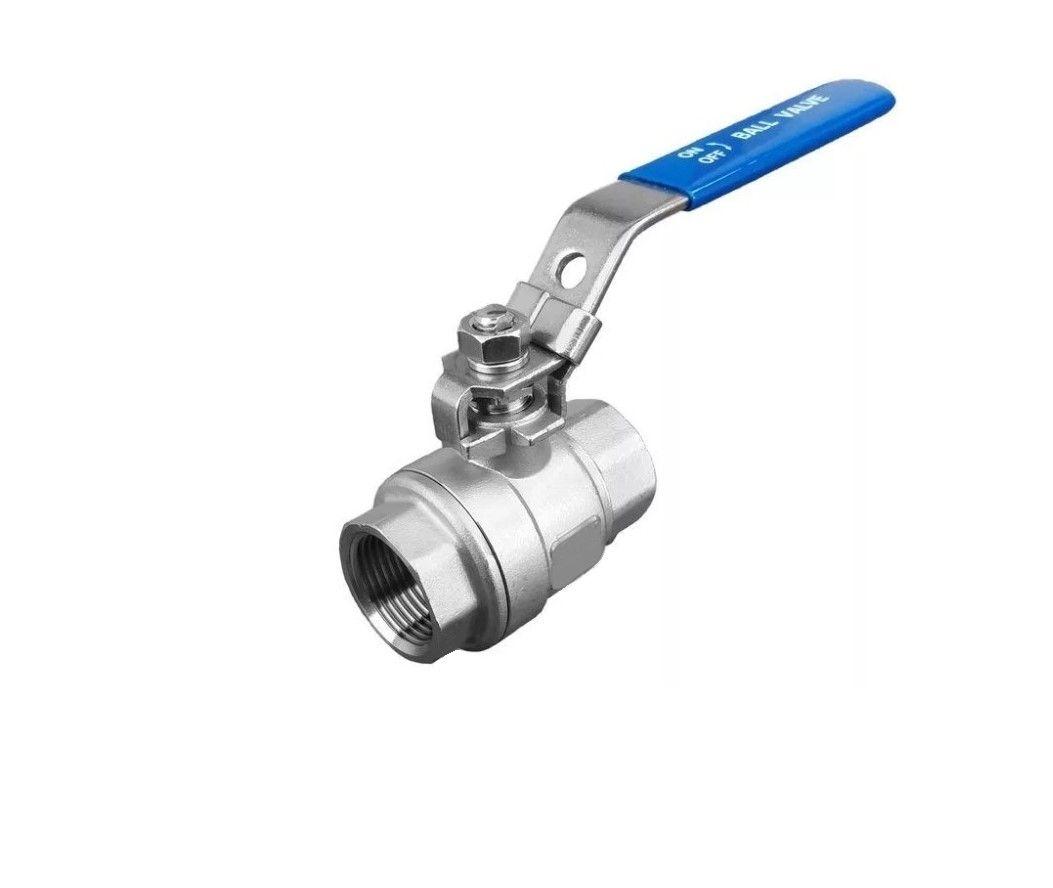 Кран шаровой_AISI 316L_4064 из 2-х частей вр/вр_G 2 1/2"