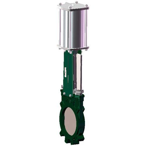 Задвижка шиберная Tecofi VGB4400-03NI0200 DN 200 PN 10 с пневмоприв...