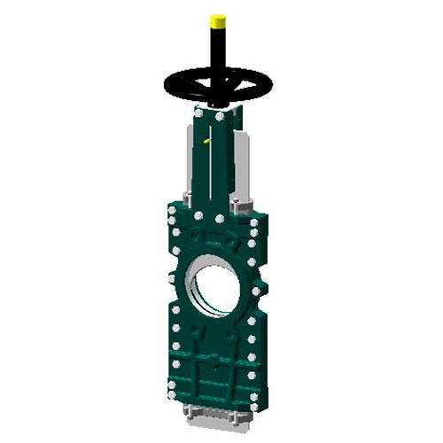 Задвижка шиберная Tecofi VGT3400-00NI0125 Ду 125 Ру10 со сквозным н...