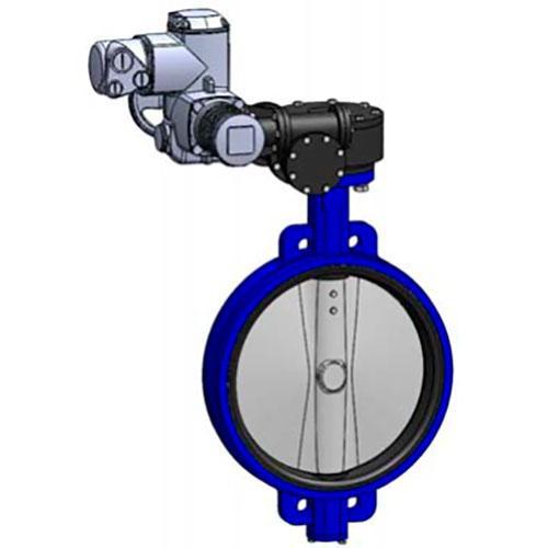 Затвор дисковый поворотный Tecofi VPE4408-G04EP0600 Ду600 Ру16 межф...