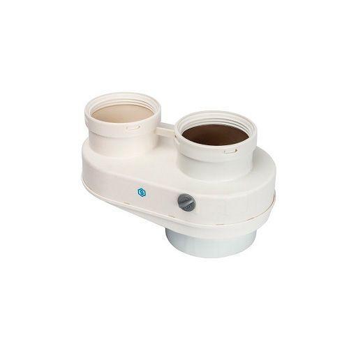 SCA-8080-220002 STOUT Элемент дымохода DN80/80 адаптер для подкл. р...