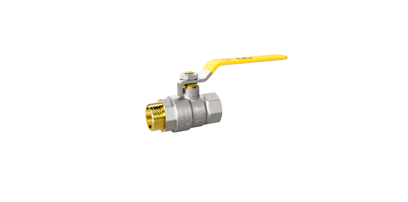 Кран шаровый 47.25.В-Н.Р GAS LD Pride, Ду 25, Ру 40, для газа, ВР/Н...