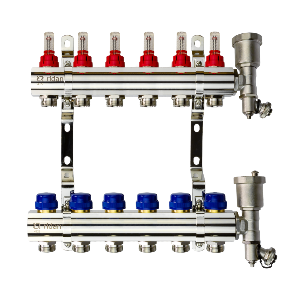 FHF-6F set коллектор+кроншт+торц.секция