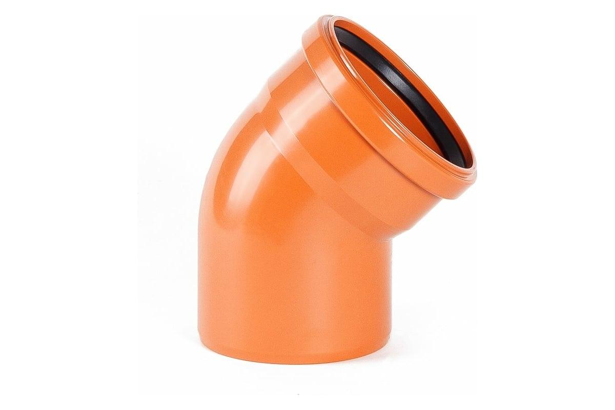 ОТВОД НПВХ КАНАЛИЗАЦИОННАЯ НАР.DN 200*30