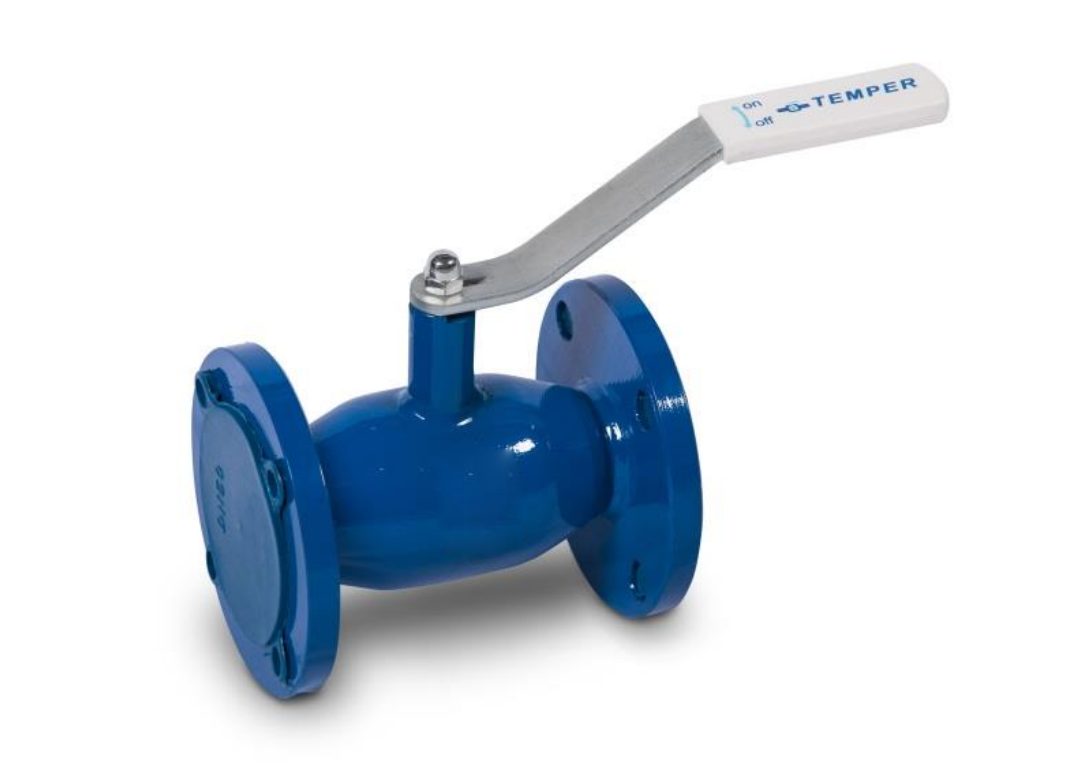 Кран шаровой Temper, 286, DN 65, PN 16, L под задвижку =200 мм, фла...