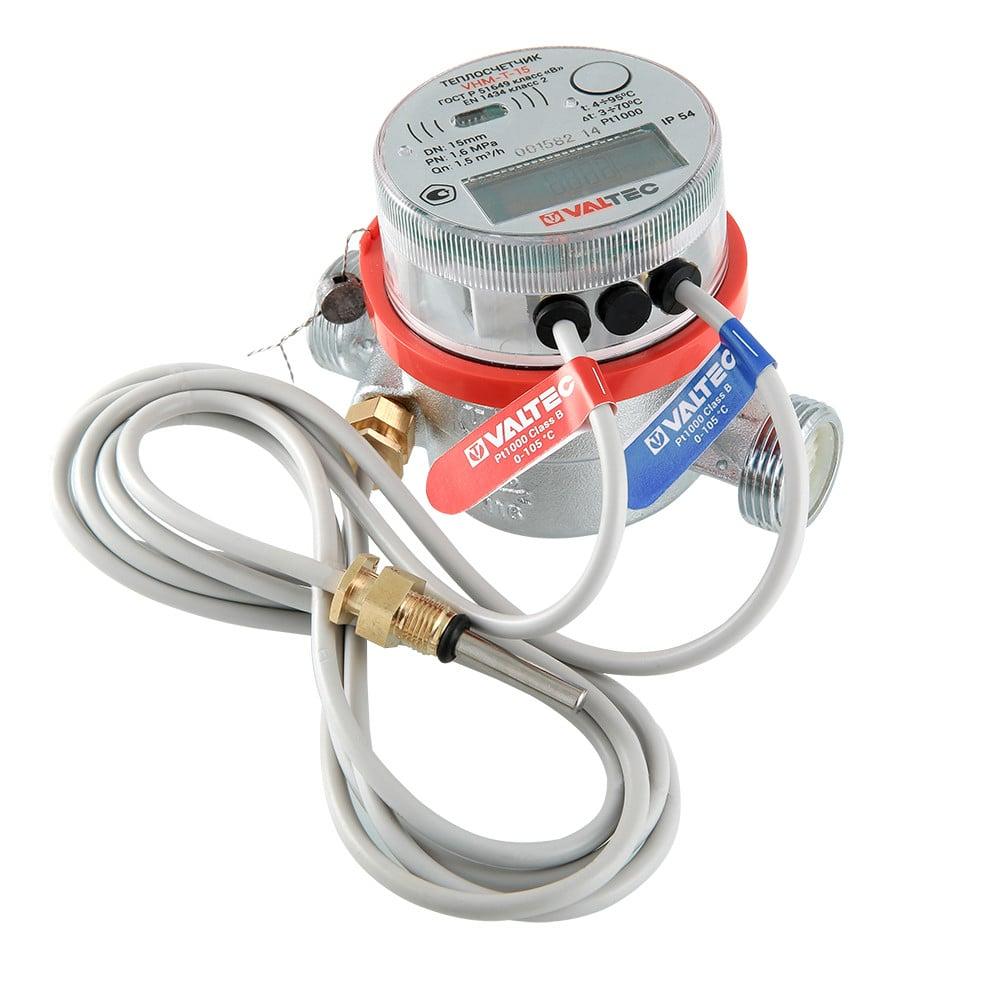 Теплосчетчик квартирный, с тахометрическим расходомером (на подающи...