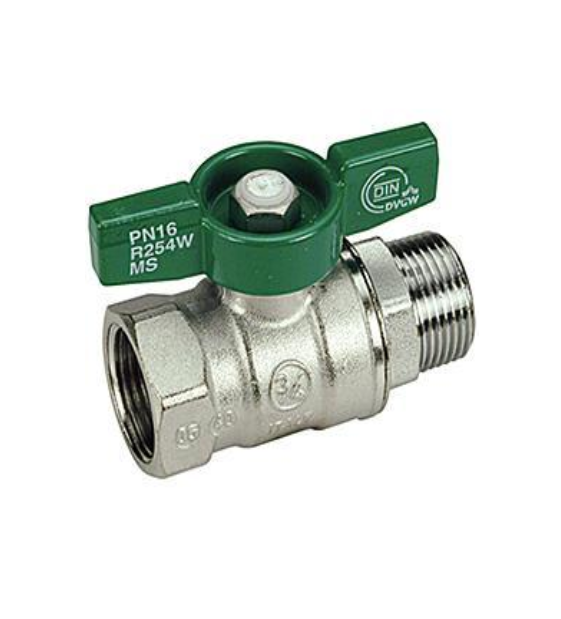Кран шаровой Giacomini R254W 1/2" Ду 15 Ру16 латунный хромированный...