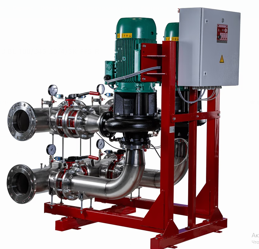 Установка пожаротушения WILO CO 3 BL 32/170-0.75/4/SK-FFS-R-CS