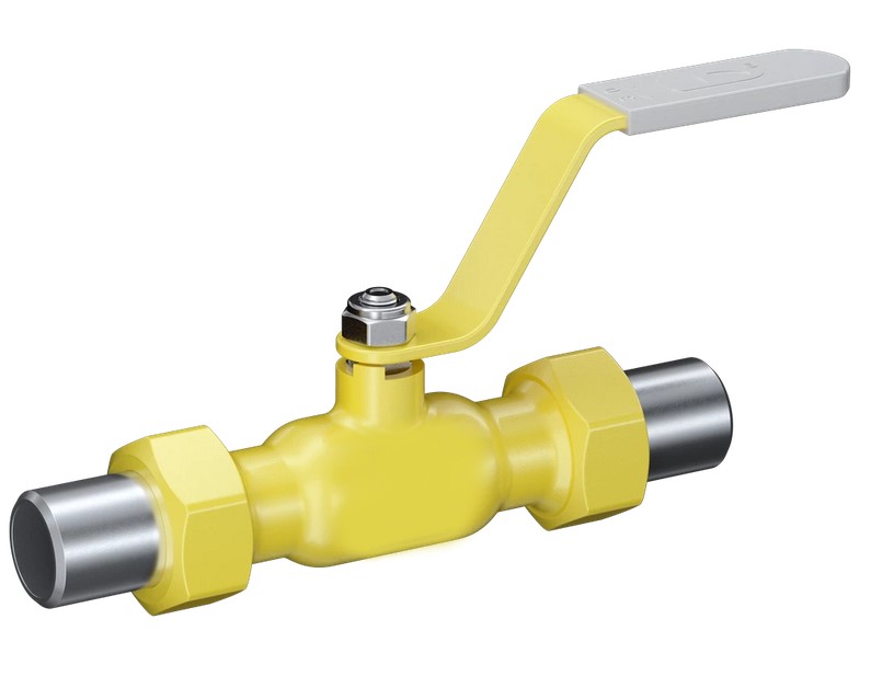 Кран шаровой газовый Н/П штуцерный LD, КШЦШ Gas, Ду32, Ру40, сталь2...