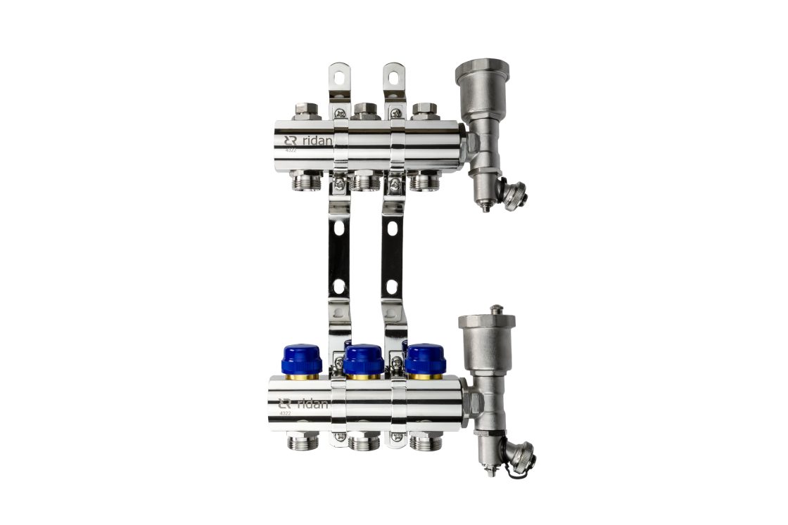 FHF-3 set коллектор+кроншт+торц.секция