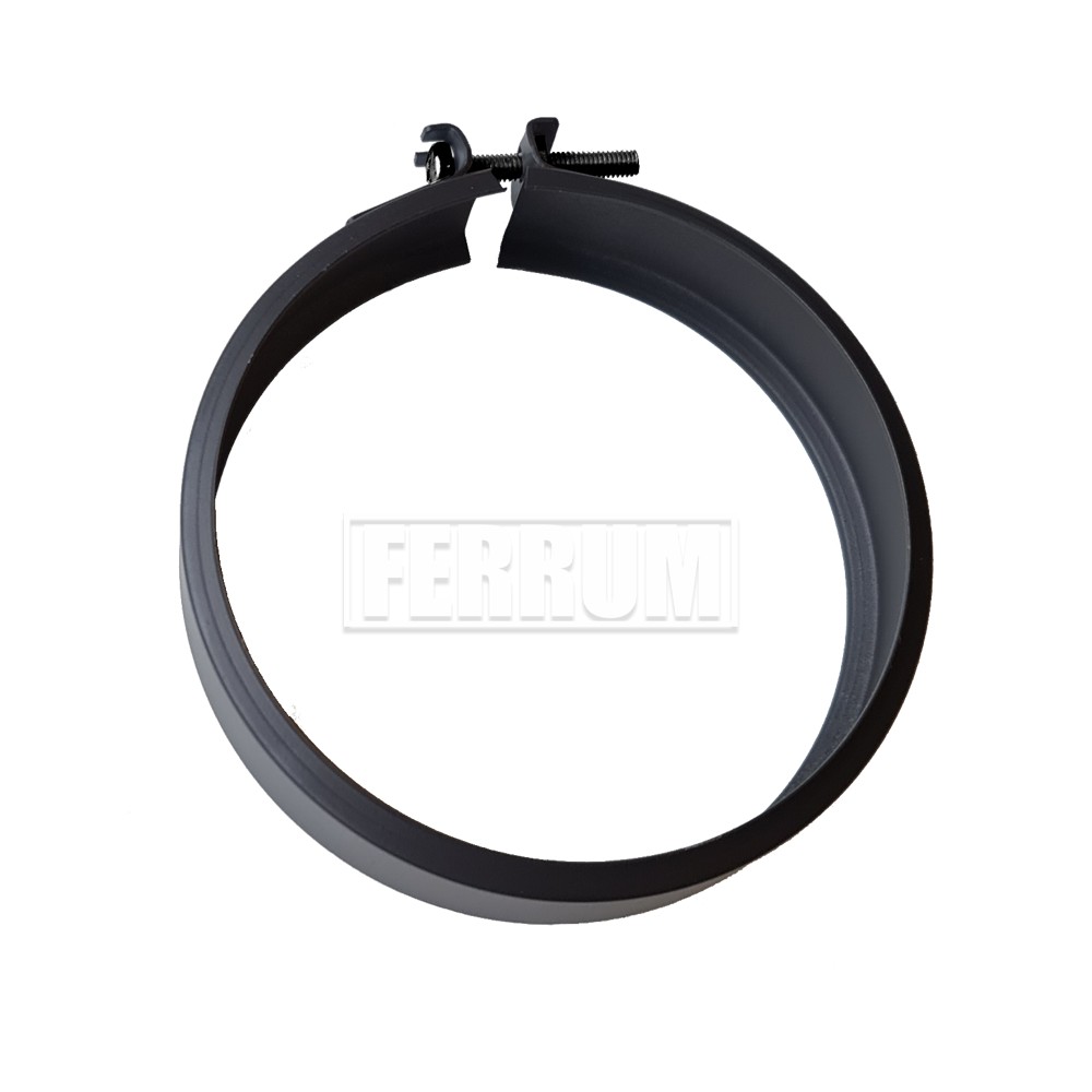 Ferrum Blackside Хомут обжимной (430/0,5 мм/эмаль/600° черная) Ф130