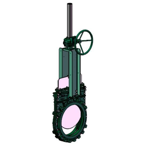 Задвижка шиберная (ножевая) Tecofi VGB4400-08NI0500 DN 500 PN 10 чу...